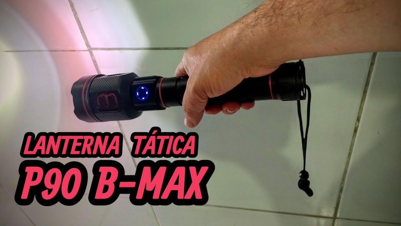 LANTERNA TÁTICA P90 B-MAX ( BM-8523 )