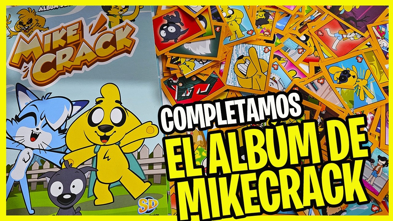 💥CONSEGUI el ÁLBUM de FIGURITAS de MIKECRACK!! 🤩😍