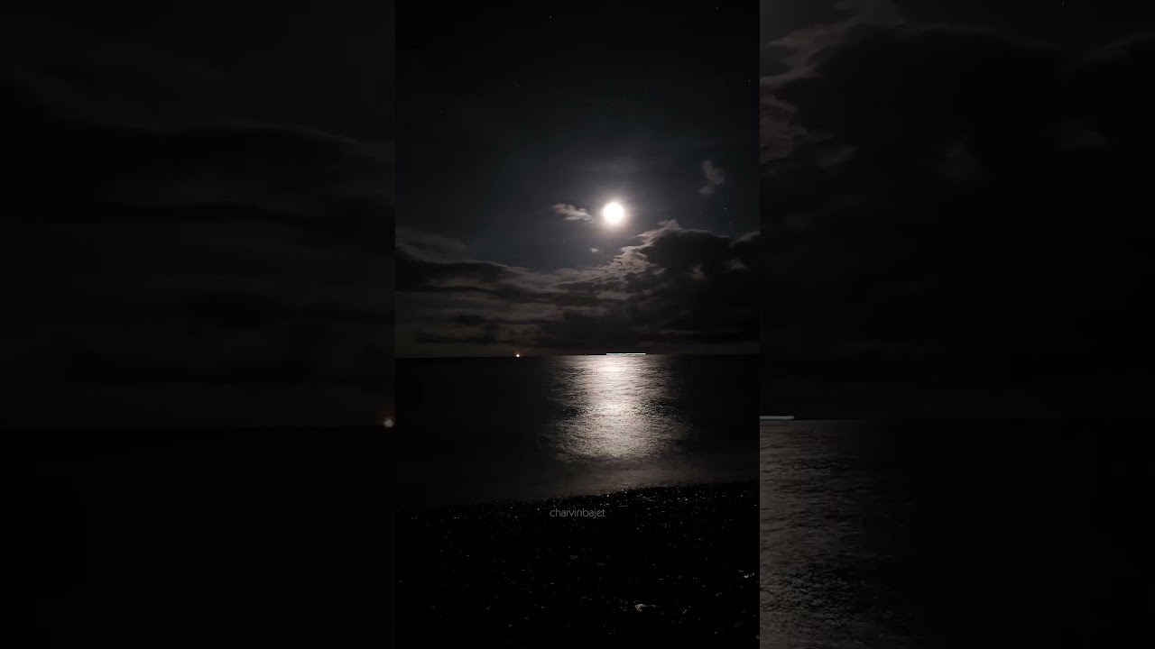 Moonrise Hyperlapse                       #beach #travel #nature