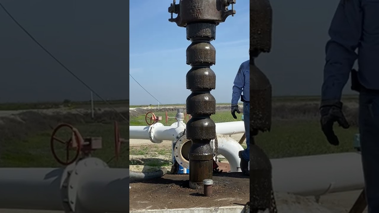 Pulling the pump from our Ag well