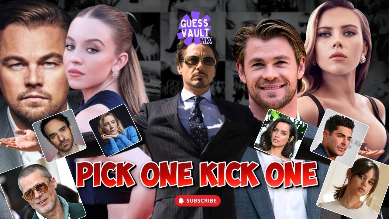 Ultimate Celebrity Quiz - Pick One  Kick One Actors Edition 40 Rounds
