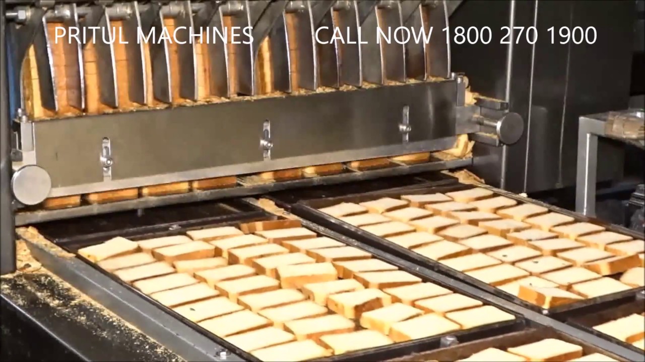 How to make Rusk? Pritul Machines Rusk Auto Panning Machine. SujiRusk making machine. Call 989798918