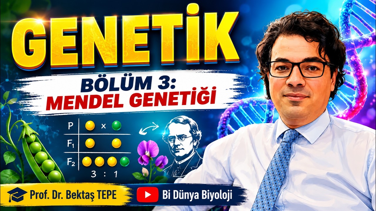 #biyoloji #genel biyoloji BÖLÜM 3: Mendel Genetiği