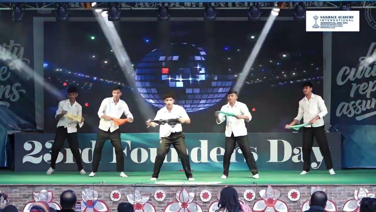 Fire on the Stage | Energetic Student Dance Performance at Founders’ Day | Saigrace Academy Dehradun
