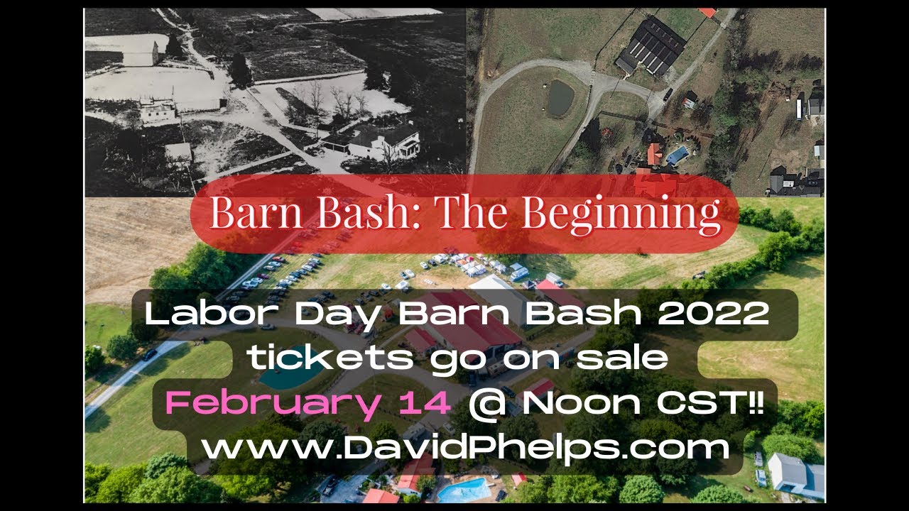 10 Years of David Phelps Barn Bash: Part 1 - The Beginning