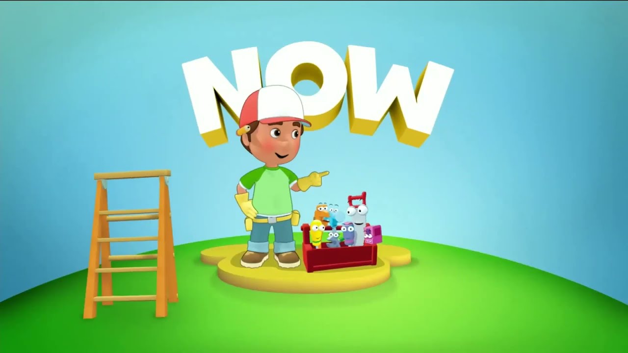 Handy Manny - Disney Junior US Now Bumper (2012, 16:9 and RARE)