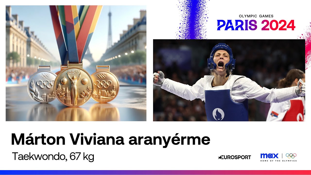 Olimpia 2024 | Márton Viviana aranyérmes taekwondóban