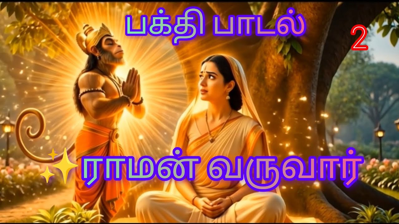 அசோக வனத்தில் சீதை | ராமநாமம் முழங்கிய ஆஞ்சநேயர்