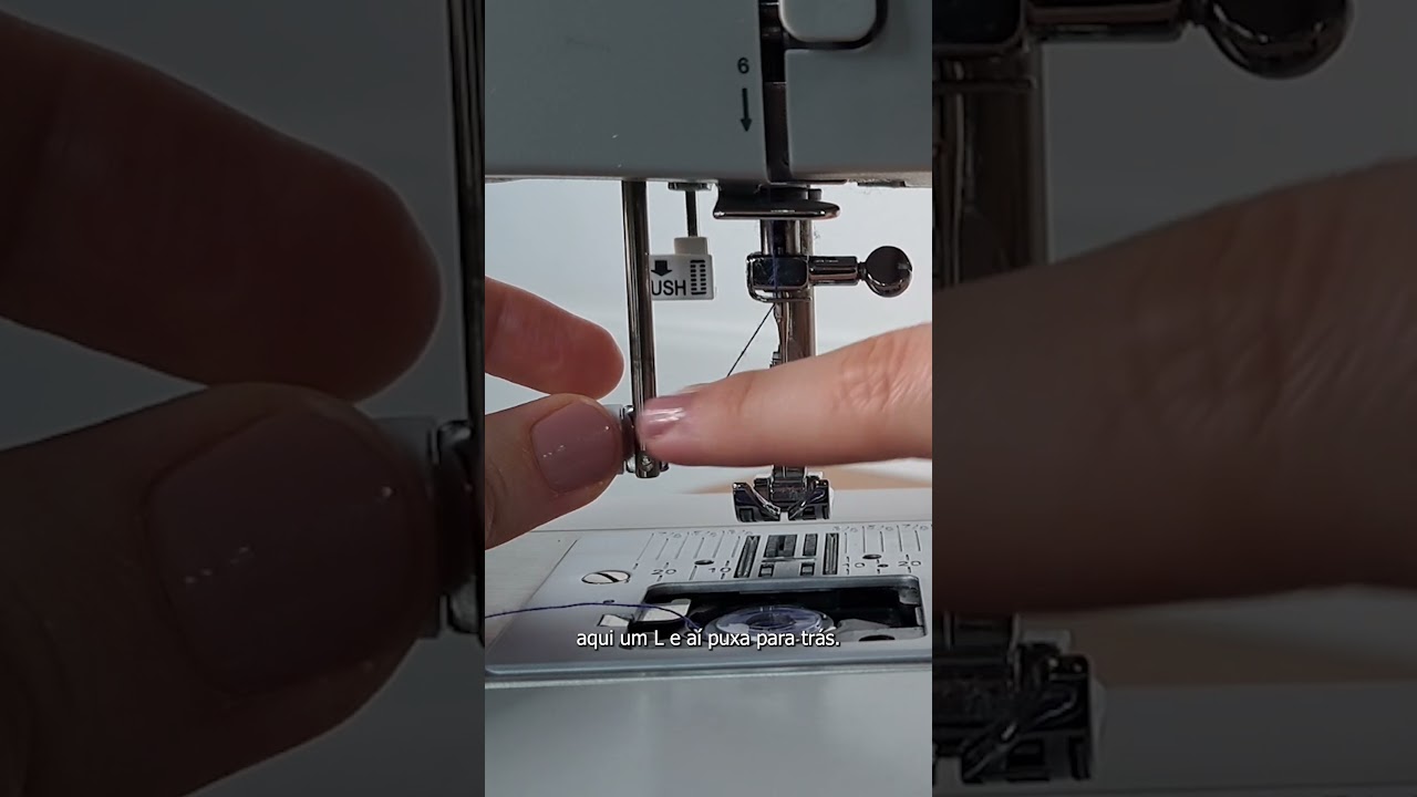 Passar linha na agulha de maneira fácil na sua Singer Facilita Pro 4423