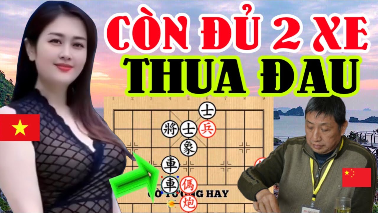 🔴 Chấn Động Thế Giới, Gái Việt Phế 2 Xe, Chỉ Đi Pháo Mã Tốt, Đại Sư Còn 2 Xe xin Thua [Cờ Tướng Hay]