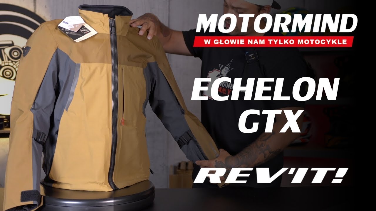 Rev'it Echelon GTX - kurtka motocyklowa z Goretexem na polską pogodę?