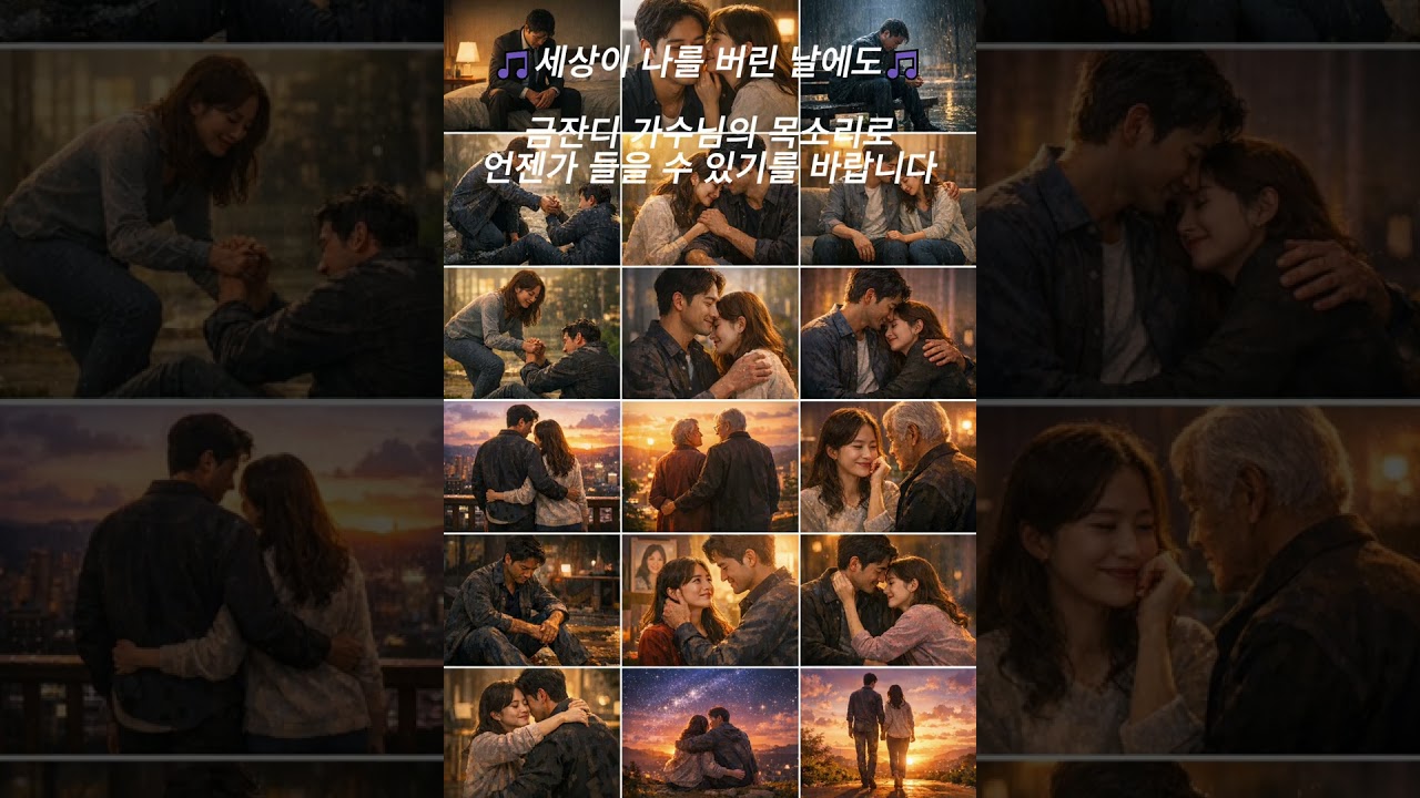 🎵 금잔디 트로트 감성으로 만든 노래 │ 세상이 나를 버린 날에도