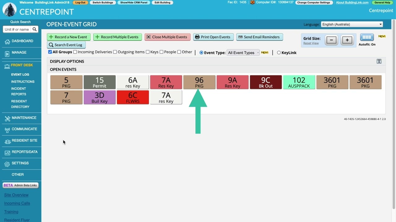 【Tutorial】Management Site - Event Log | BuildingLink Asia Pacific