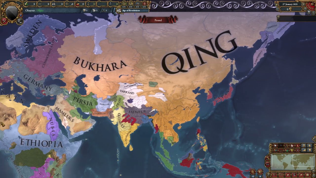 Eu4 1.35 Domination AI timelapse