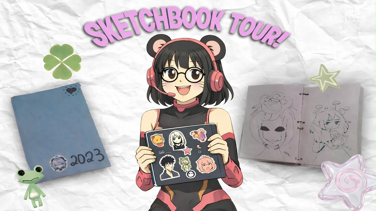 TOUR PELOS MEUS SKETCHBOOKS!!! 2020 - 2025 ✨