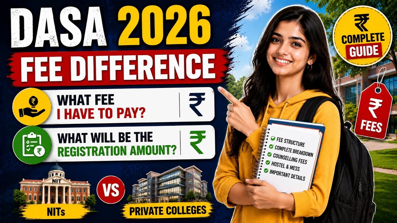DASA 2026 Fee Structure Explained | Registration Fees & Total Cost