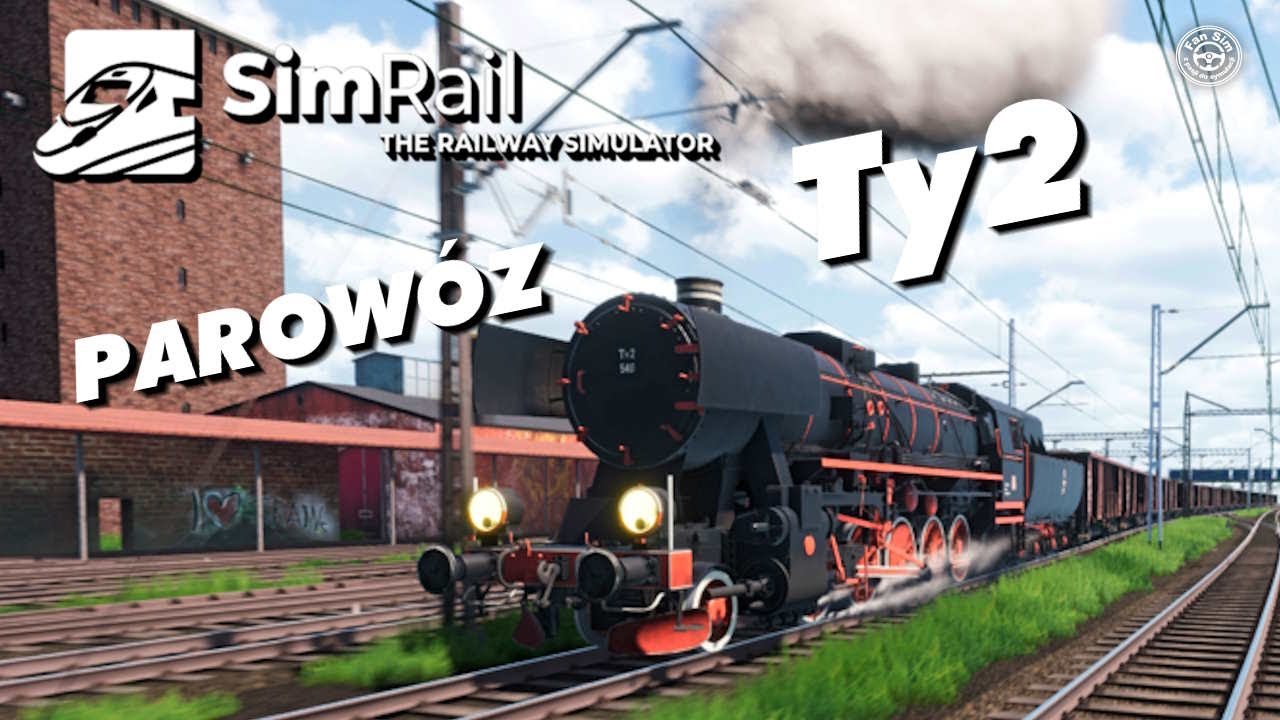Parowóz Ty2 w SimRail Lata 80 Katowice - Sędziszów