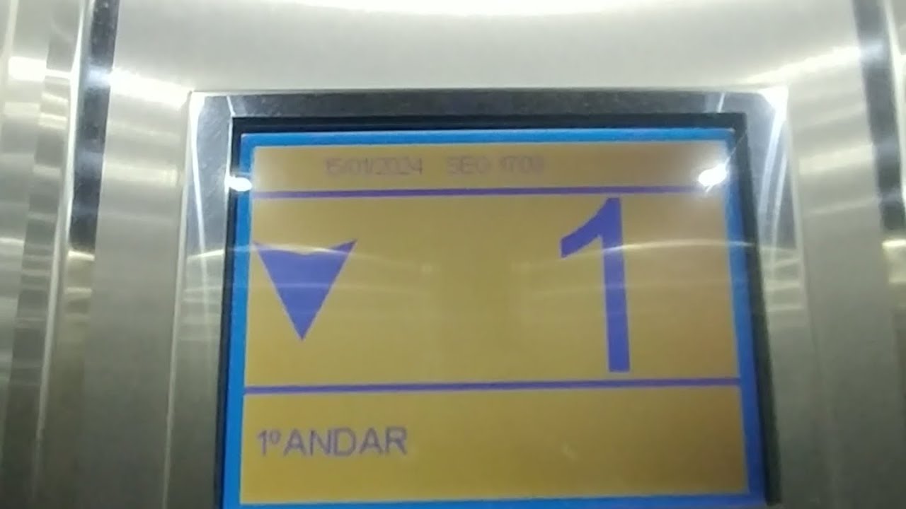 Thyssenkrupp Traction Elevator at Leroy Merlin Marginal Tietê in São Paulo SP Brazil