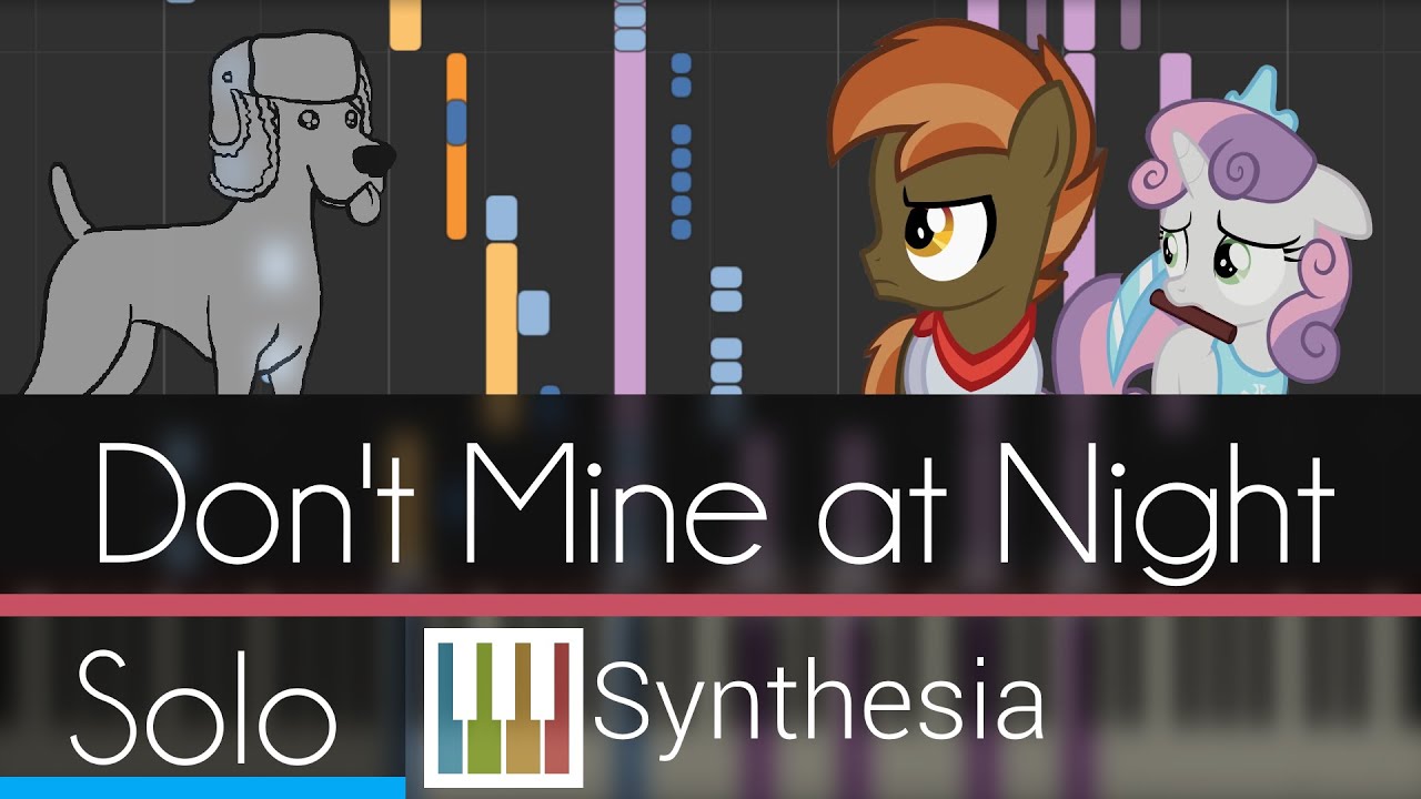 Don't Mine at Night - JanAnimations & ShadyVox -- Synthesia HD