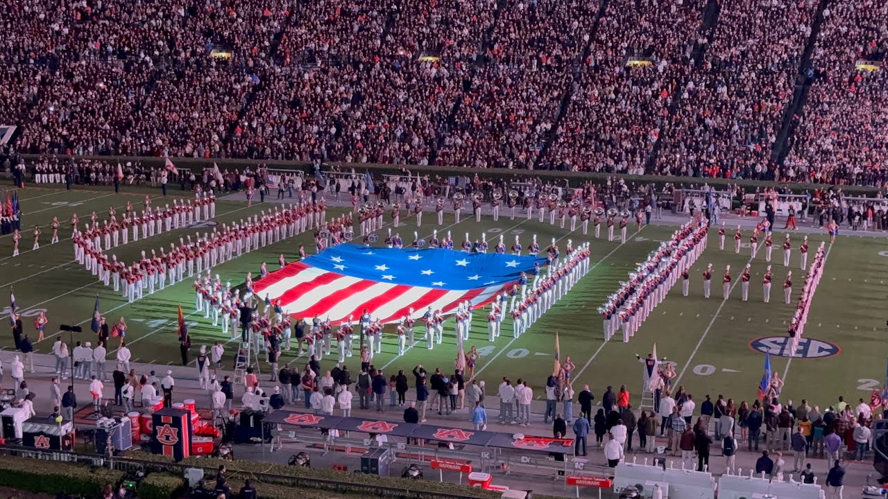 2024 Auburn Band Pregame Show vs Texas A&M - 11/23/24 - AUMB - 4k60 HDR