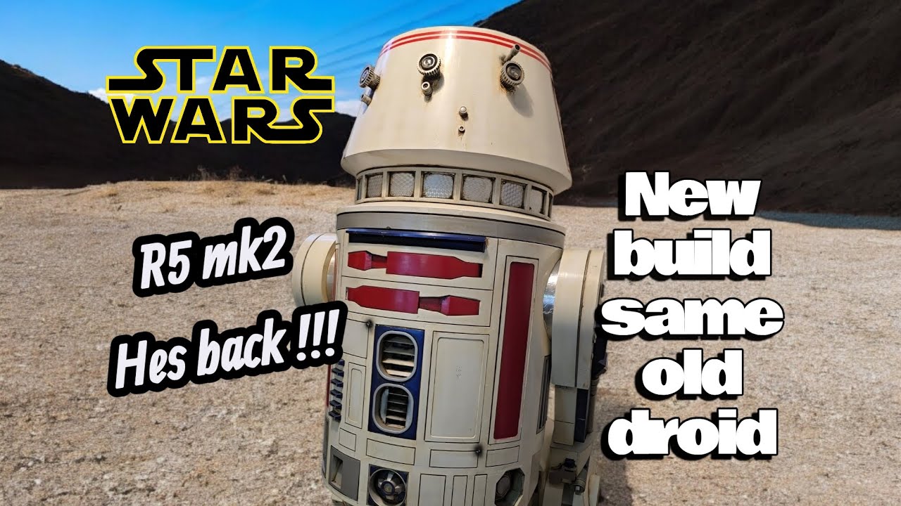 NEW STAR WARS MK2 R5-D4 astromech ! New files new build.....same old droid ! 