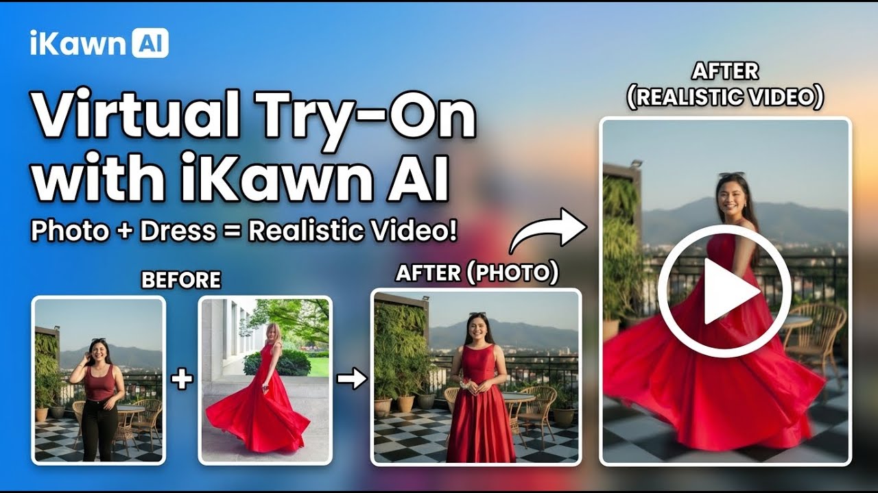 iKawn Mirror: AI Virtual Try-On for Fashion Ecommerce | Live Demo