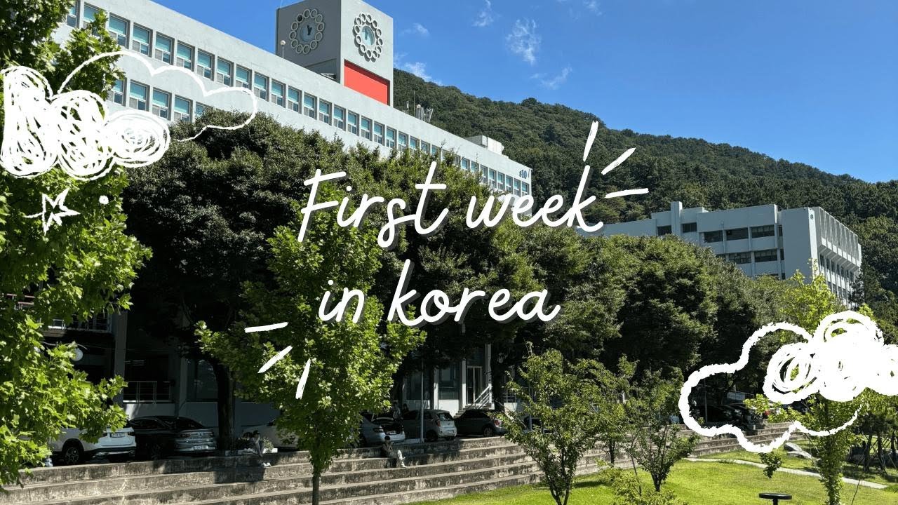 First week in Korea | Busan | Campus visit | Beach | Cooking | Drone Show | Korea vlog 02