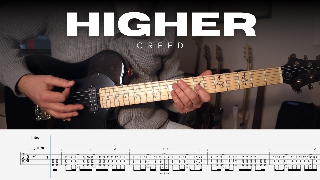 Creed - Higher (Guitar Cover w/ Tab)