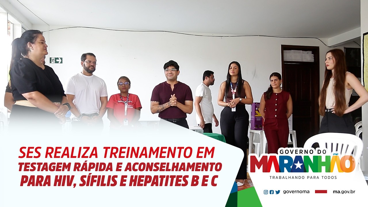 SES realiza treinamento em testagem rápida e aconselhamento para HIV, sífilis e hepatites B e C