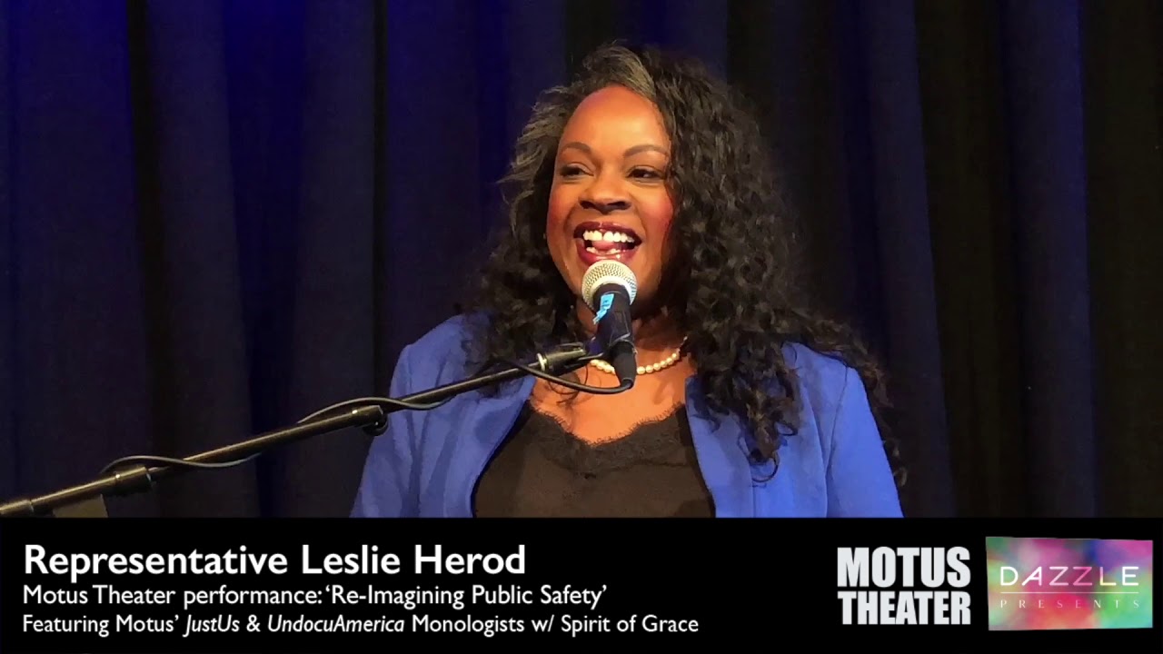 Rep. Leslie Herod reflects on CO Law Enforcement Integrity & Accountability Act at Motus performance