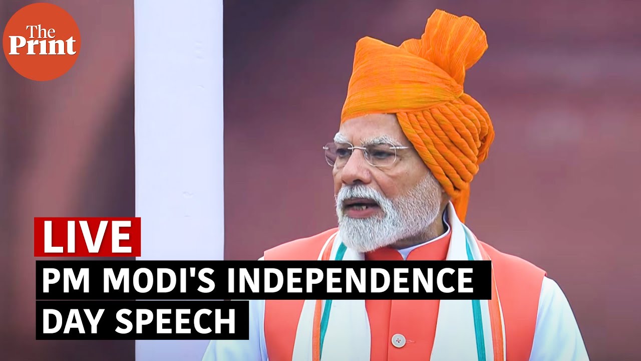 LIVE: Prime Minister Narendra Modi's address to the nation on Independence Day