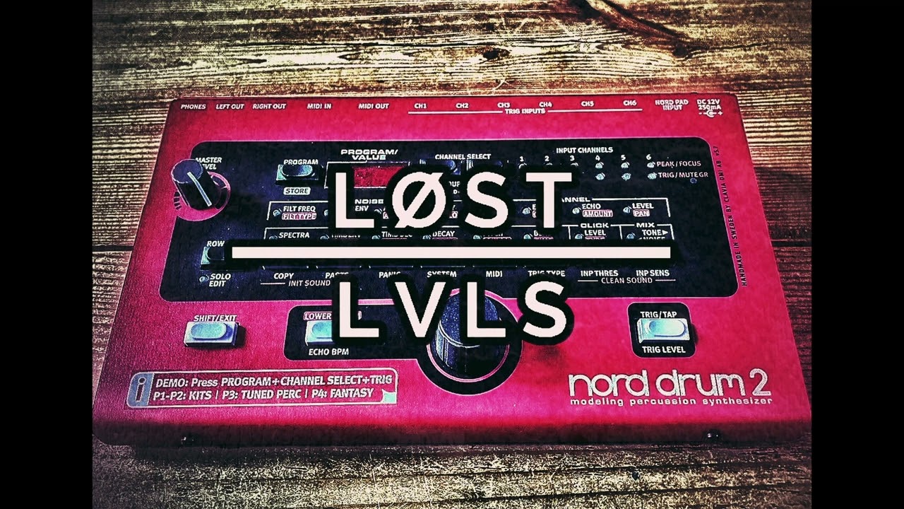 SAMPLE PACK // NORD DRUM 2 // LØSTLVLS (LINK IN DESCRIPTION)