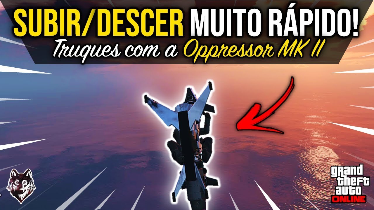 COMO SUBIR E DESCER MUITO RÁPIDO COM A OPPRESSOR MK II (Truques)