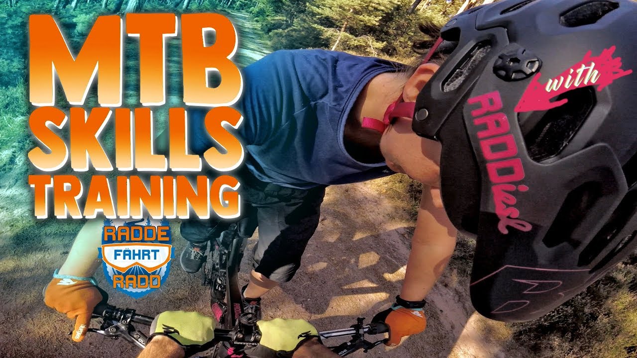 BASIC MTB SKILLS TRAINING with girlfriend - #raddiesl -english subs-