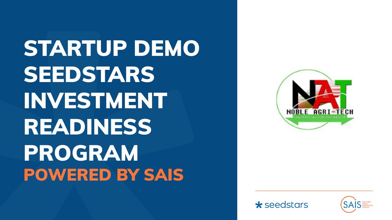 NOBLE AGRI TECH  | Startup Demo - Seedstars IRP powered by SAIS