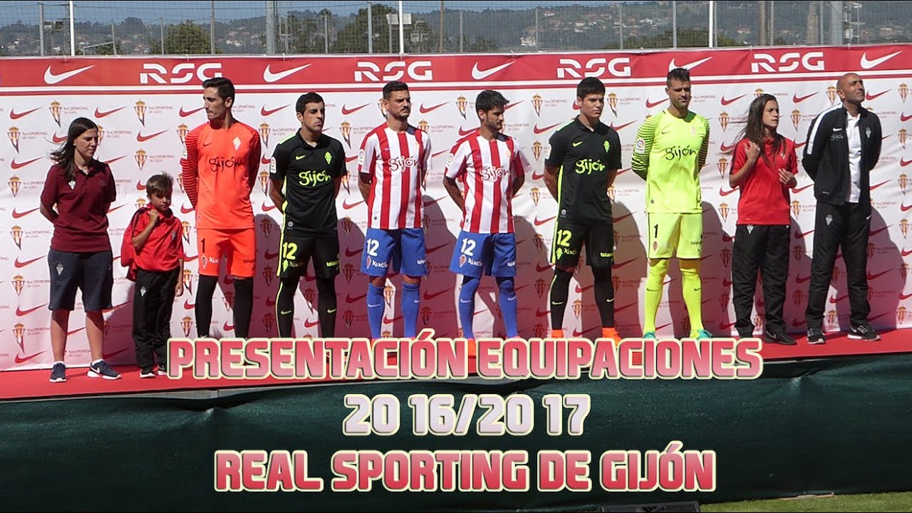 Equipaciones Real Sporting de Gijón 2016/2017 | Presentación | Elopi23