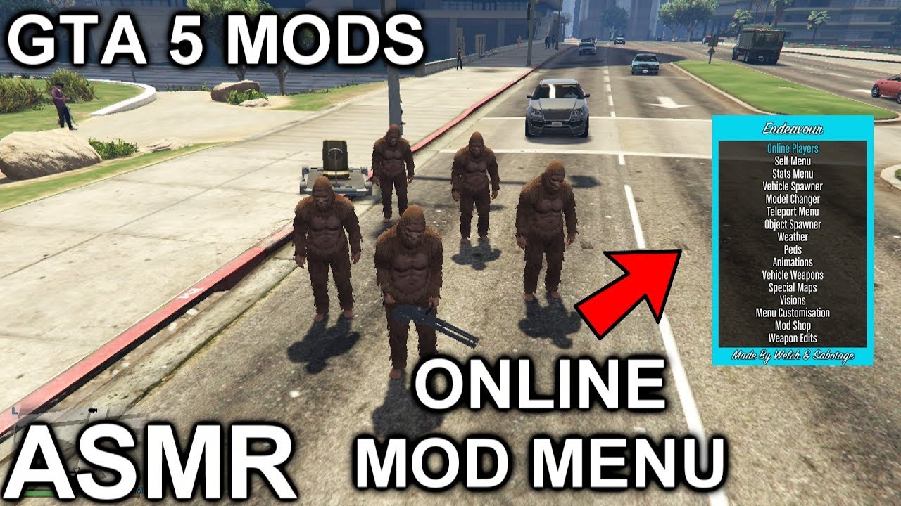 ASMR | Using GTA 5 Online Mod Menu | Gum Chewing | Relaxing Whispering