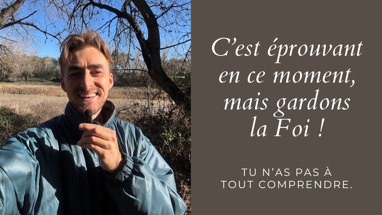 Gardons la foi 💫 Ce que tu traverses a un sens (même si tu ne le vois pas encore)