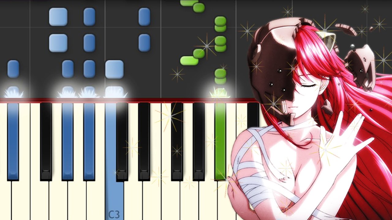 Elfen Lied / Lilium / Piano Tutorial / Notas Musicales
