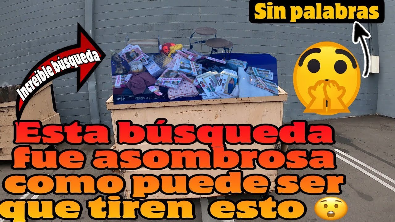 ESTA BÚSQUEDA FUE ASOMBROSA COMO PUEDEN TIRAR MUCHAS COSAS NUEVAS ALA BASURA EN USA #dumpsterdiving