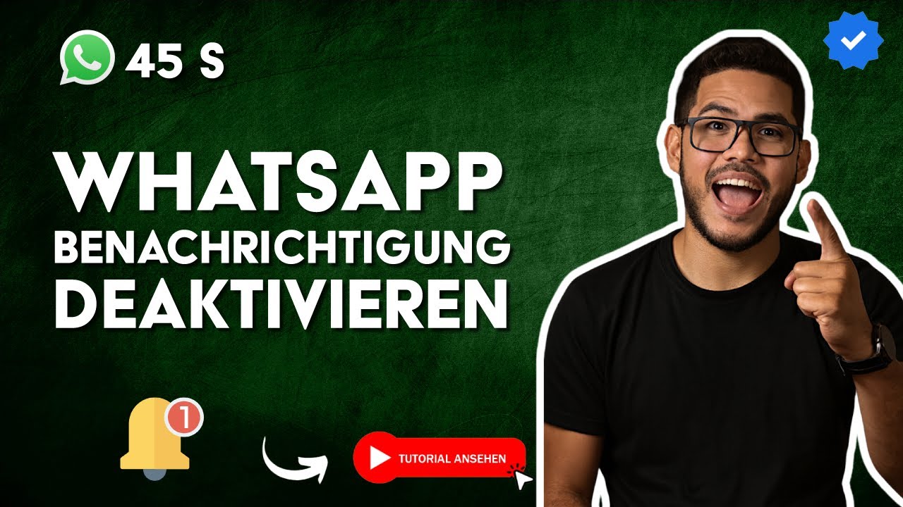 Wie man die BENACHRICHTIGUNG Deaktiviert, Wenn Sie WHATSAPP WEB Benutzen in 45 S