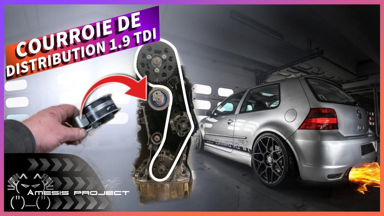 Ma courroie de distribution TDI a cassé, j'améliore le système grâce à un autre système.