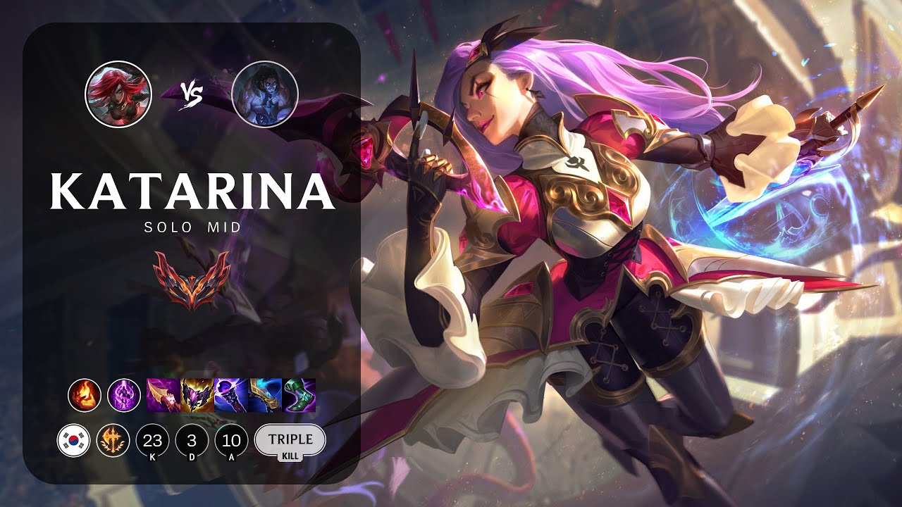 Katarina Mid vs Sylas - KR Grandmaster Patch 14.4