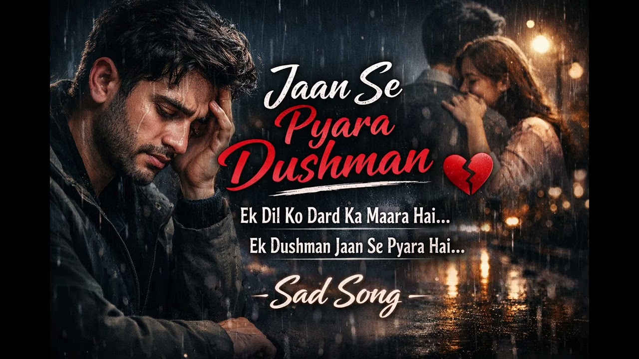 Jaan Se Pyara Dushman 💔 | Sad Lo-Fi Song | Late Night Broken Heart Feel