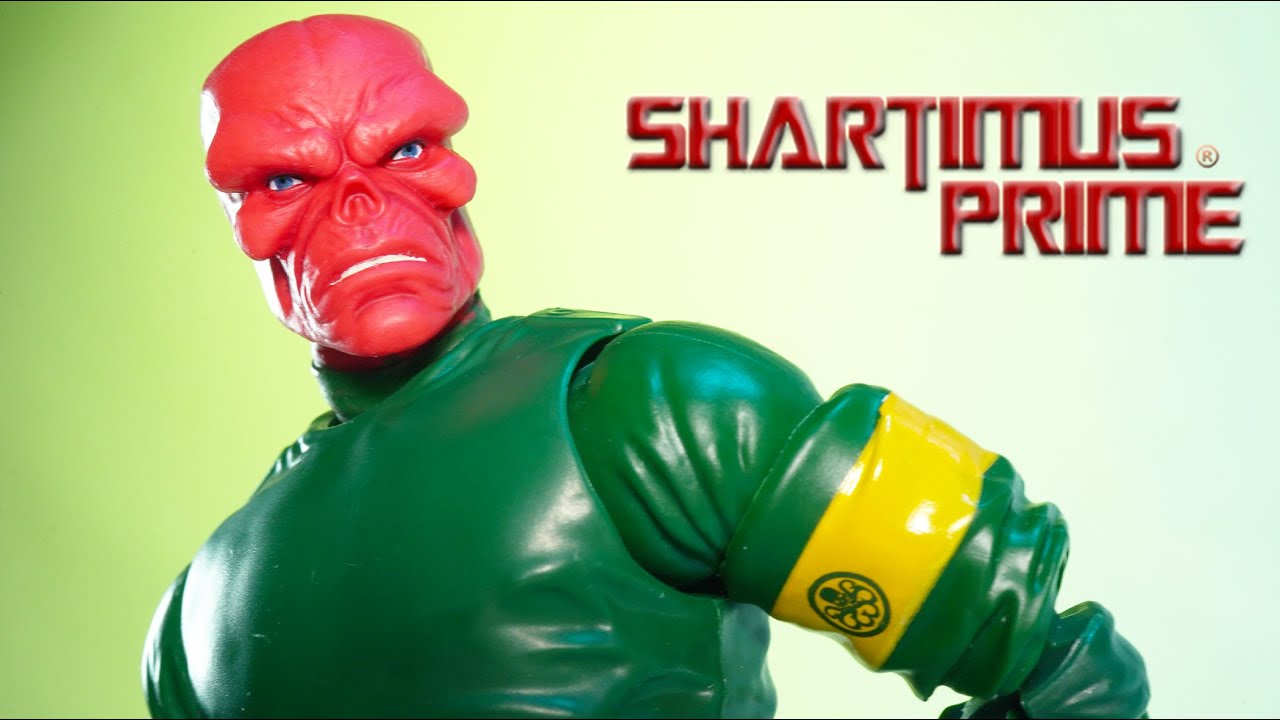 Marvel Legends Red Skull 2021 Xemnu BAF Super Villains Captain America Comics Hasbro Figure Review