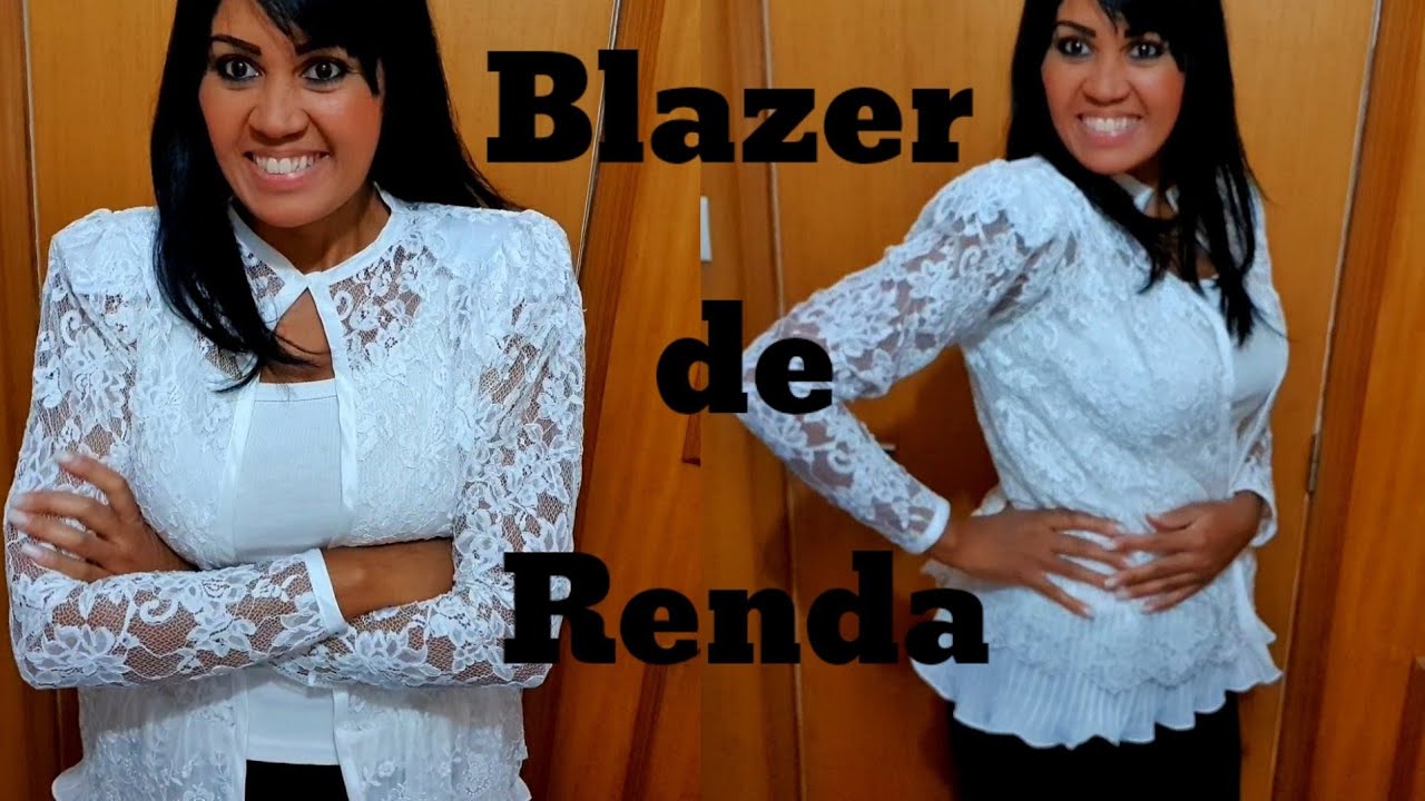 ✅️ DIY Como fazer Blusa de Renda_Costura fácil Passo a Passo para iniciantes Gisleide Novelo