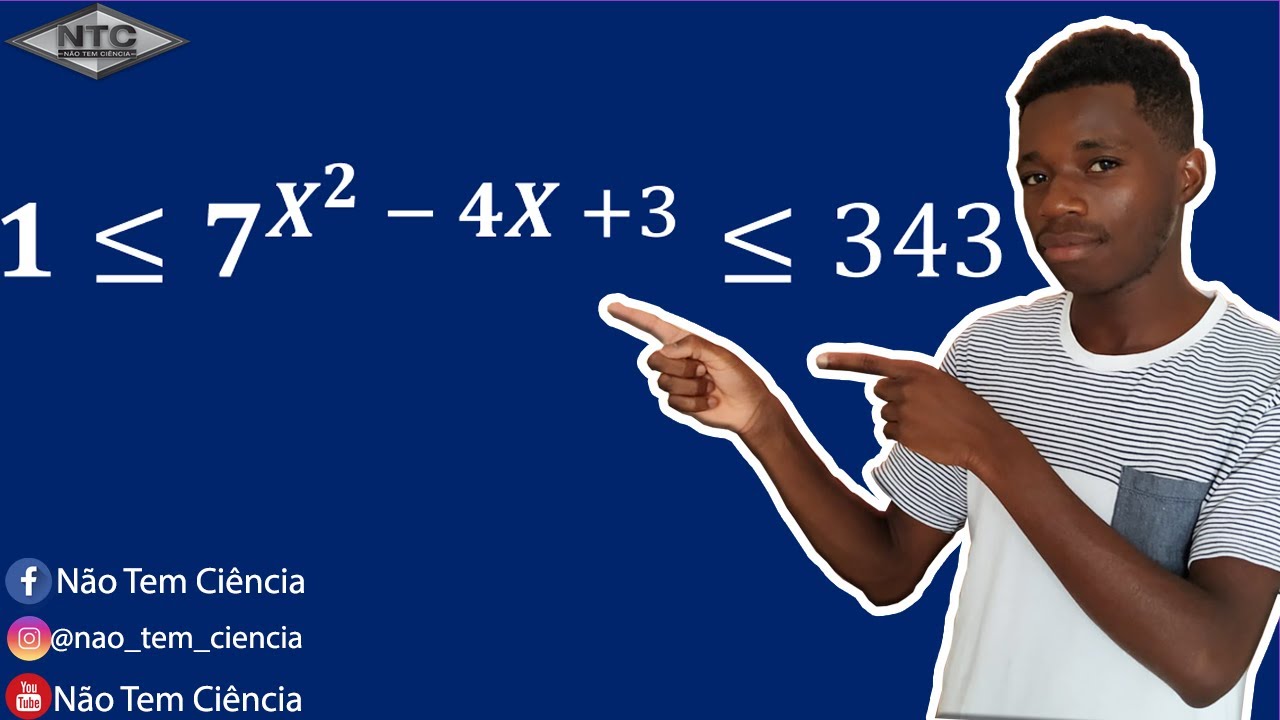 INEQUAÇÃO EXPONENCIAL APLICANDO SOMA E PRODUTO COM DUAS SOLUÇOES -AULA13