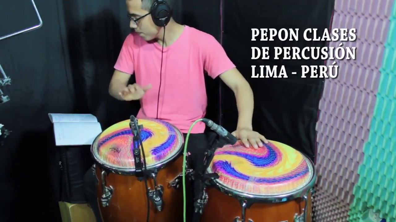 CUMBIA CONGAS PEPON CLASES DE PERCUSION