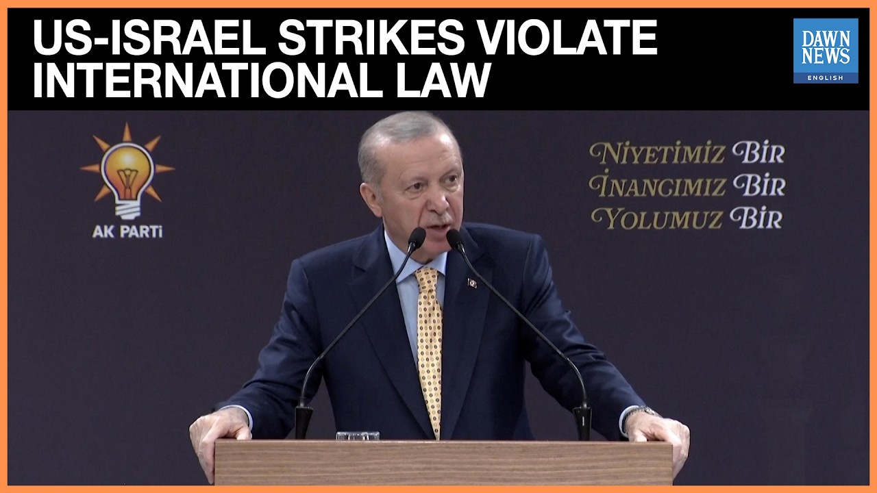 Turkey’s Erdogan Says US–Israeli Attacks On Iran Clearly Violate International Law