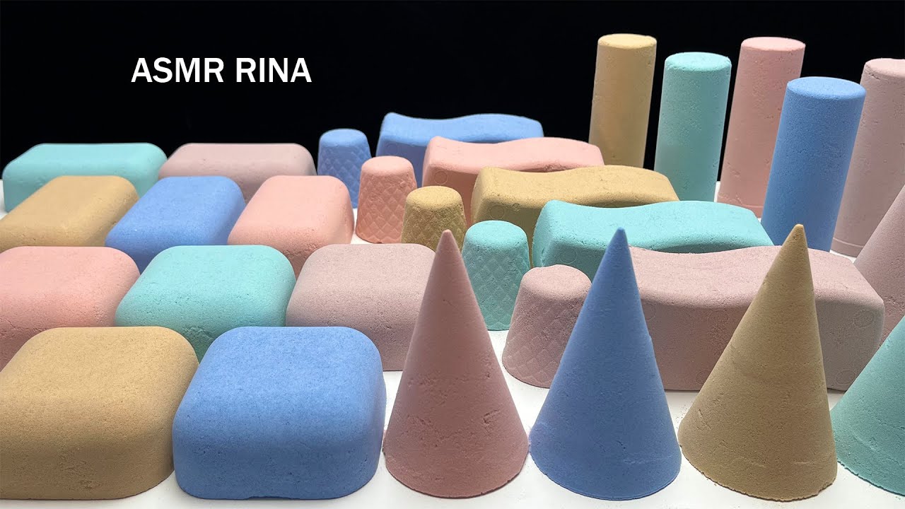 ASMR baking soda pastel colors